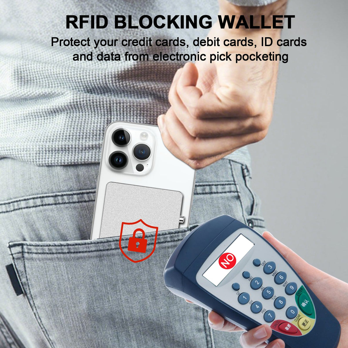 MagSafe Aluminum Wallet Stand | RFID Card Holder